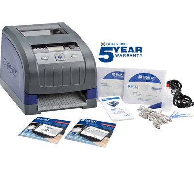 เครื่องปริ้นลาเบลแบบพกพาเบรดี้ Brady bbp33 label printer with brady workstation product wire id